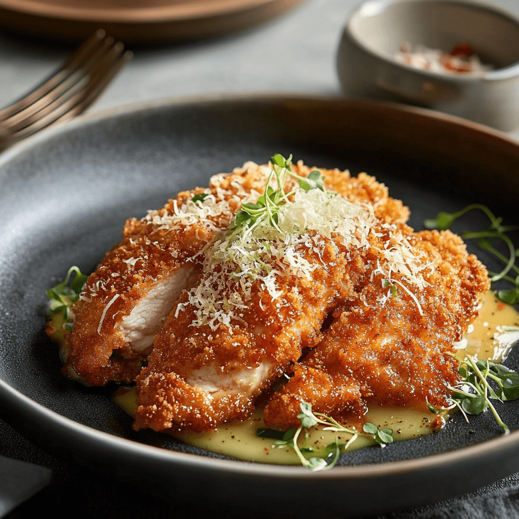Crispy Parmesan-Crusted Chicken Delight