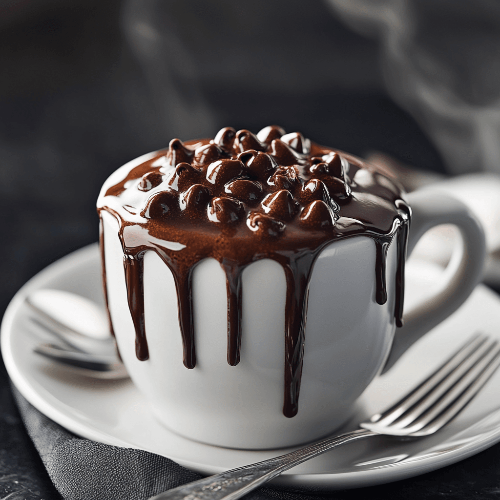 Decadent Microwave Chocolate Mug Cake
