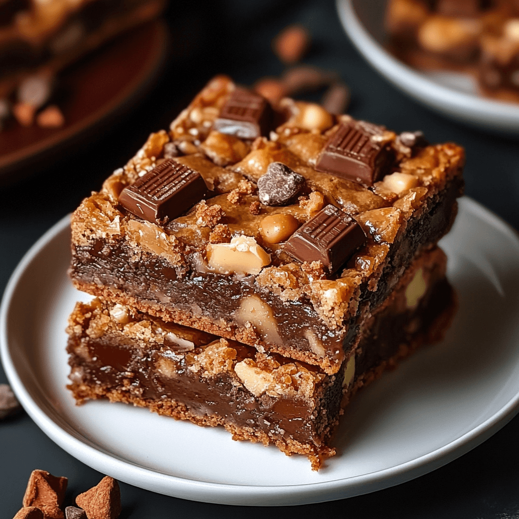 Decadent Milky Way Cookie Bars