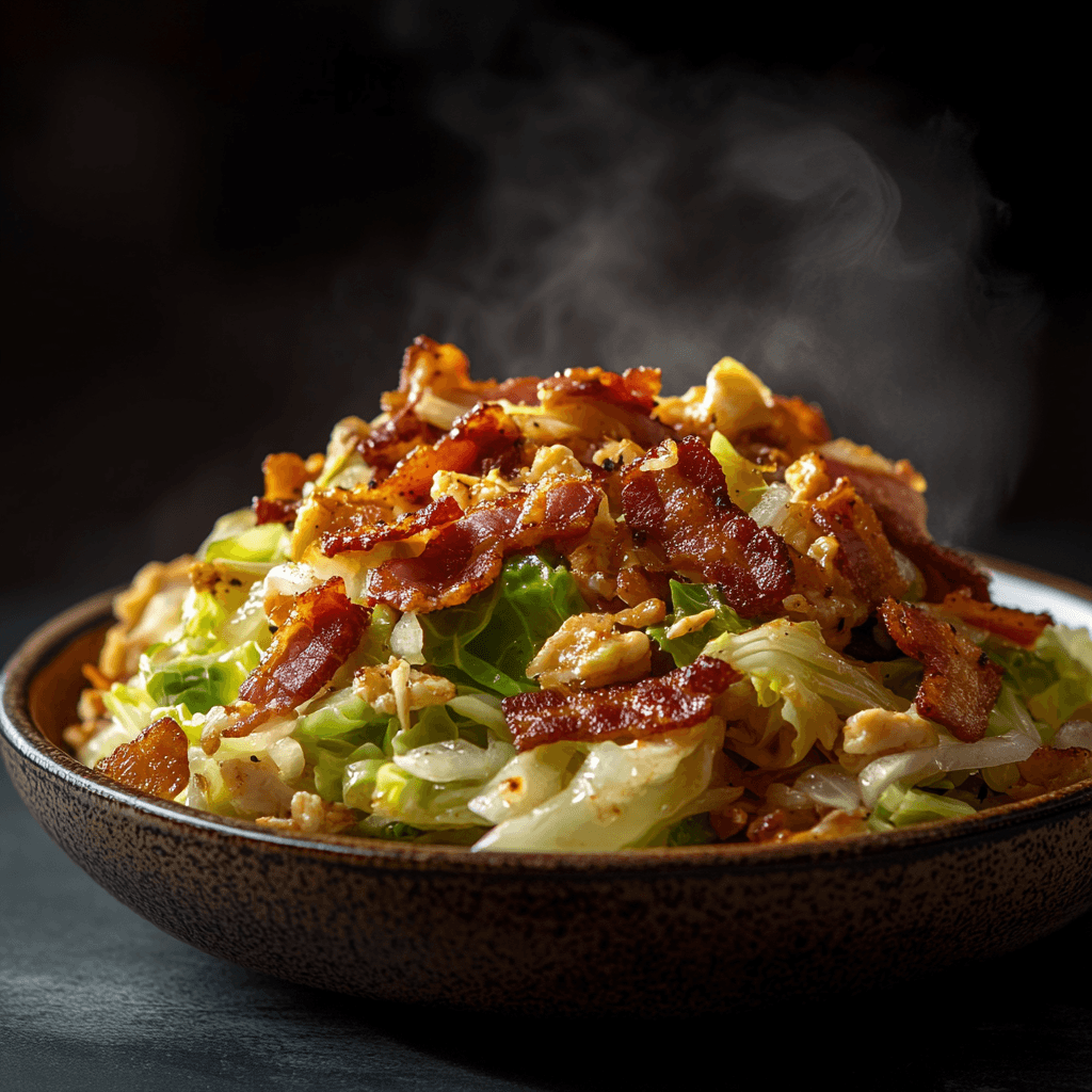 Sizzling Smoked Paprika Bacon & Cabbage Delight