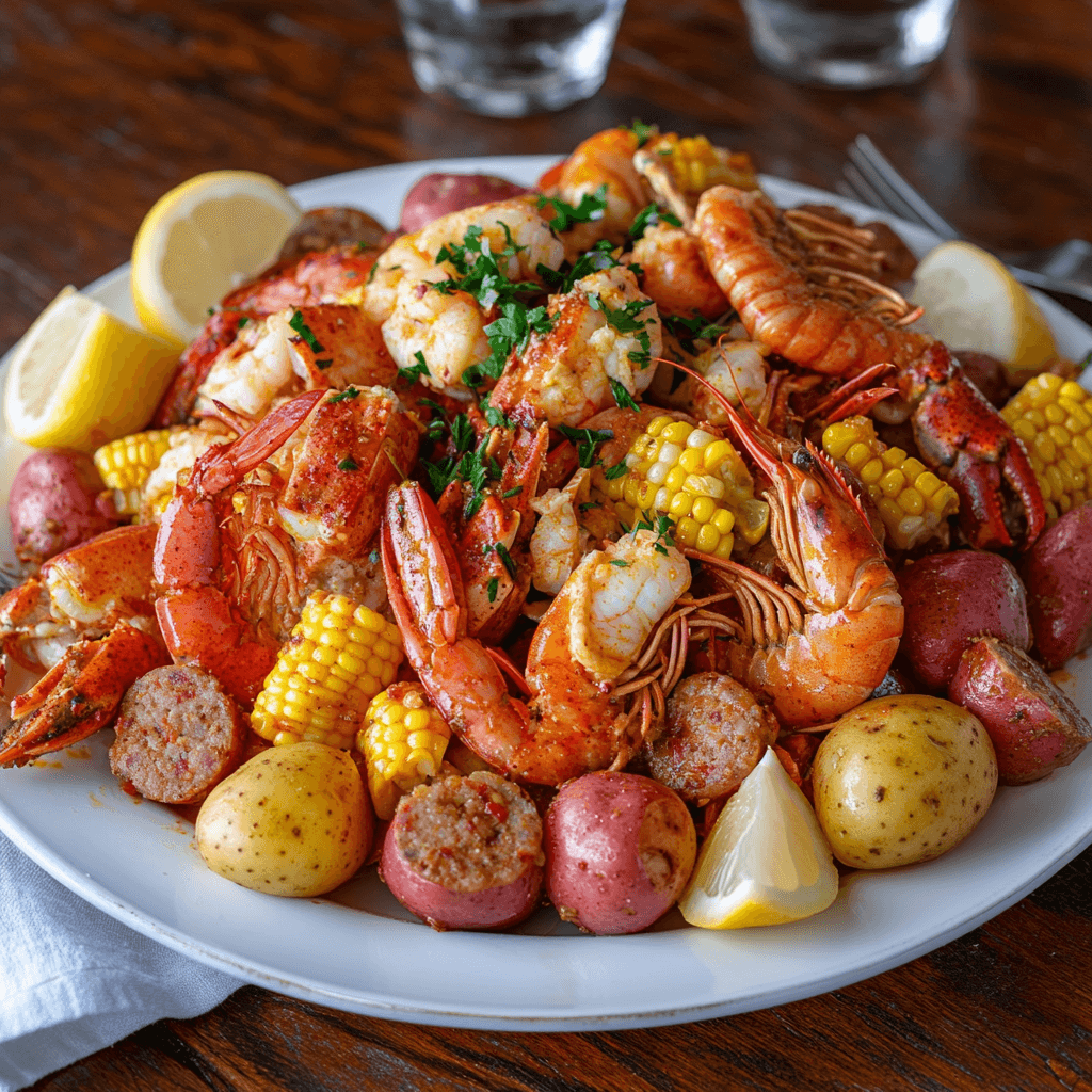 Ultimate Seafood Boil with Potatoes, Corn, and Sausage