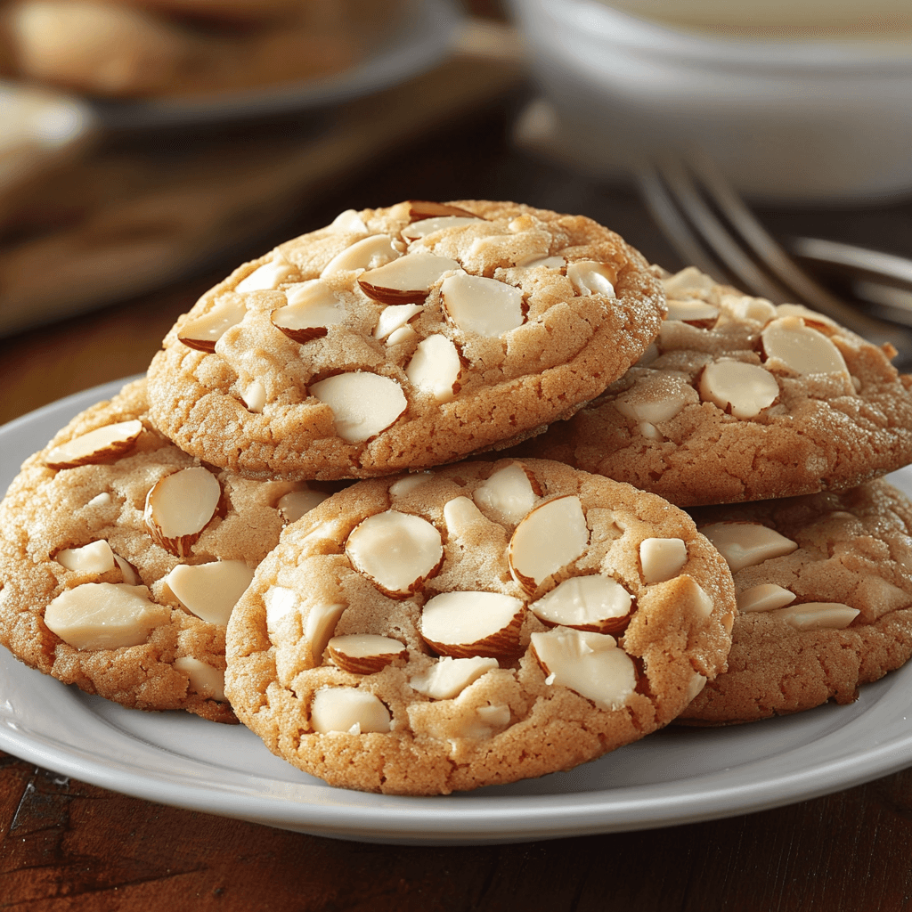 Ultimate White Chocolate Almond Delight Cookies