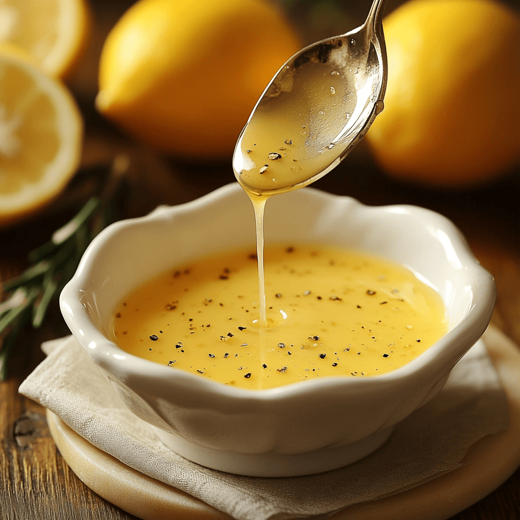 Zesty Dijon Lemon Vinaigrette: A Simple Gourmet Addition to Your Dinner