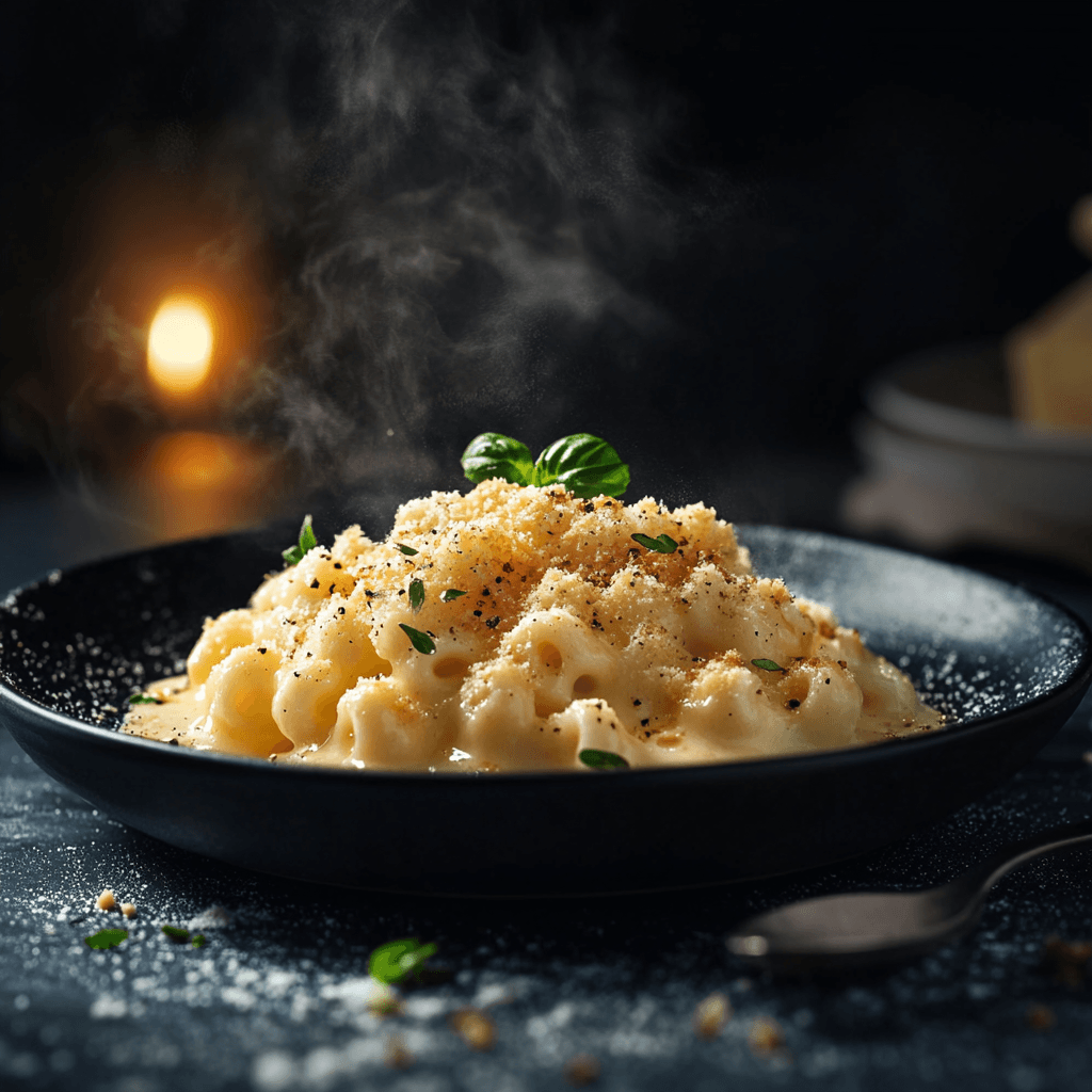 Classic Stovetop Three-Cheese Mac and Cheese