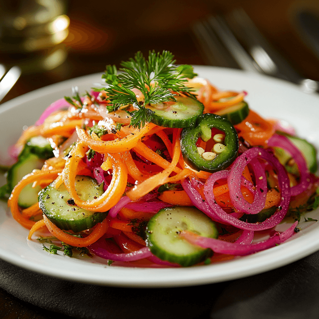 Colorful Pickled Vegetable Medley