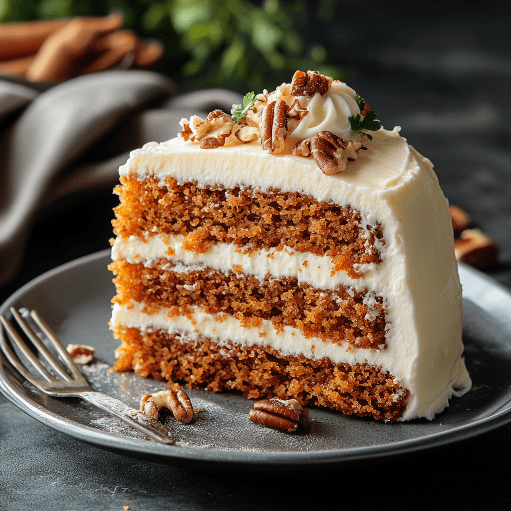 Decadent Carrot Cake with Cream Cheese Frosting