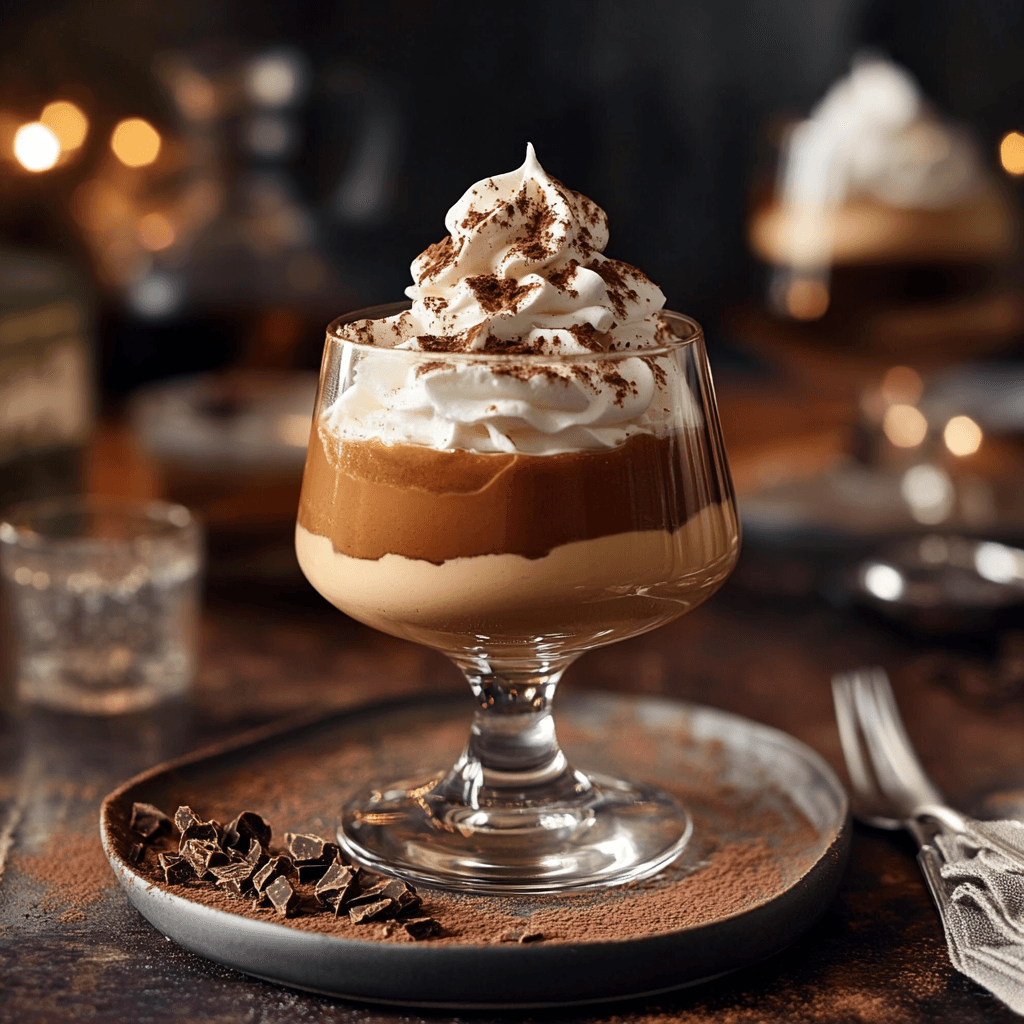 Decadent Irish Coffee Chocolate Mousse