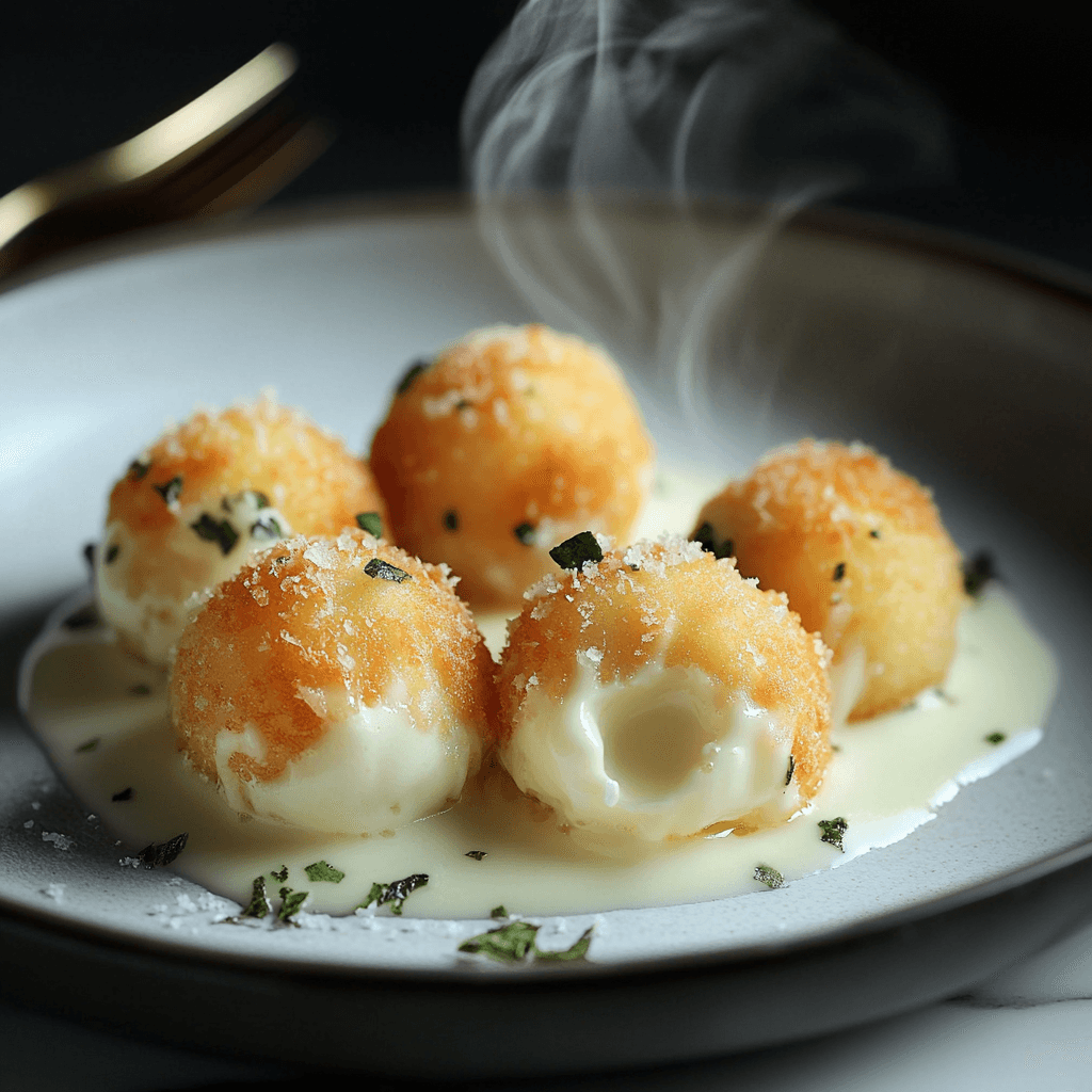 Decadent Stove-Top Fresh Cheese Bites