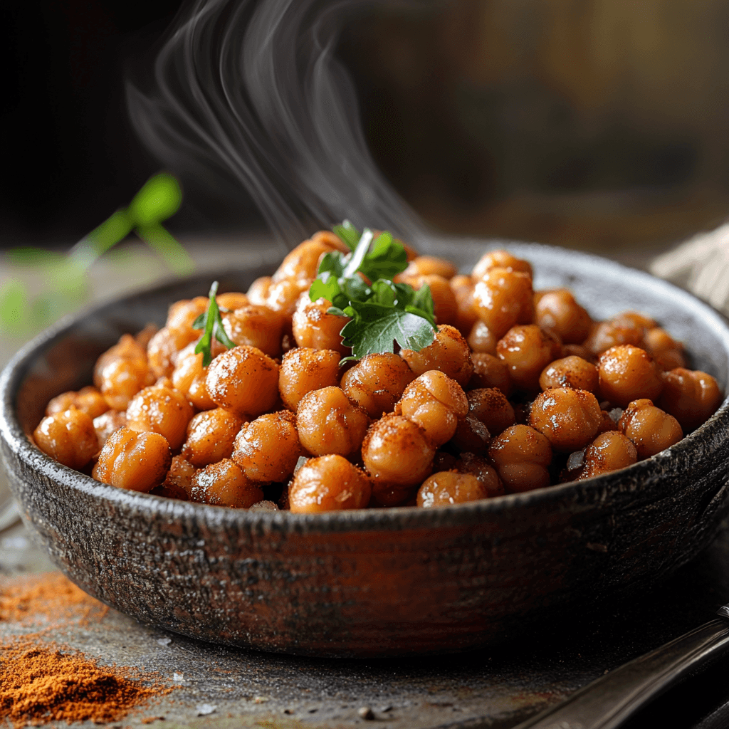 Exquisite Oven-Roasted Spiced Chickpeas