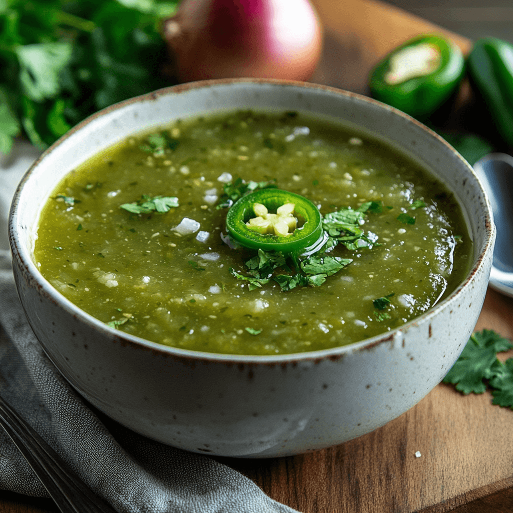 Fresh Tomatillo Salsa Verde