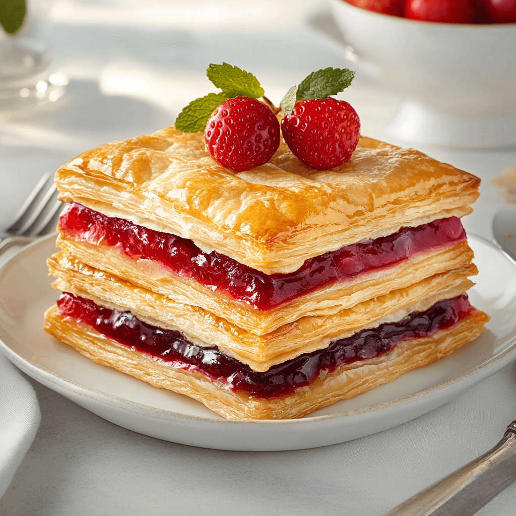 Irresistible Fruit-Filled Puff Pastry Medley