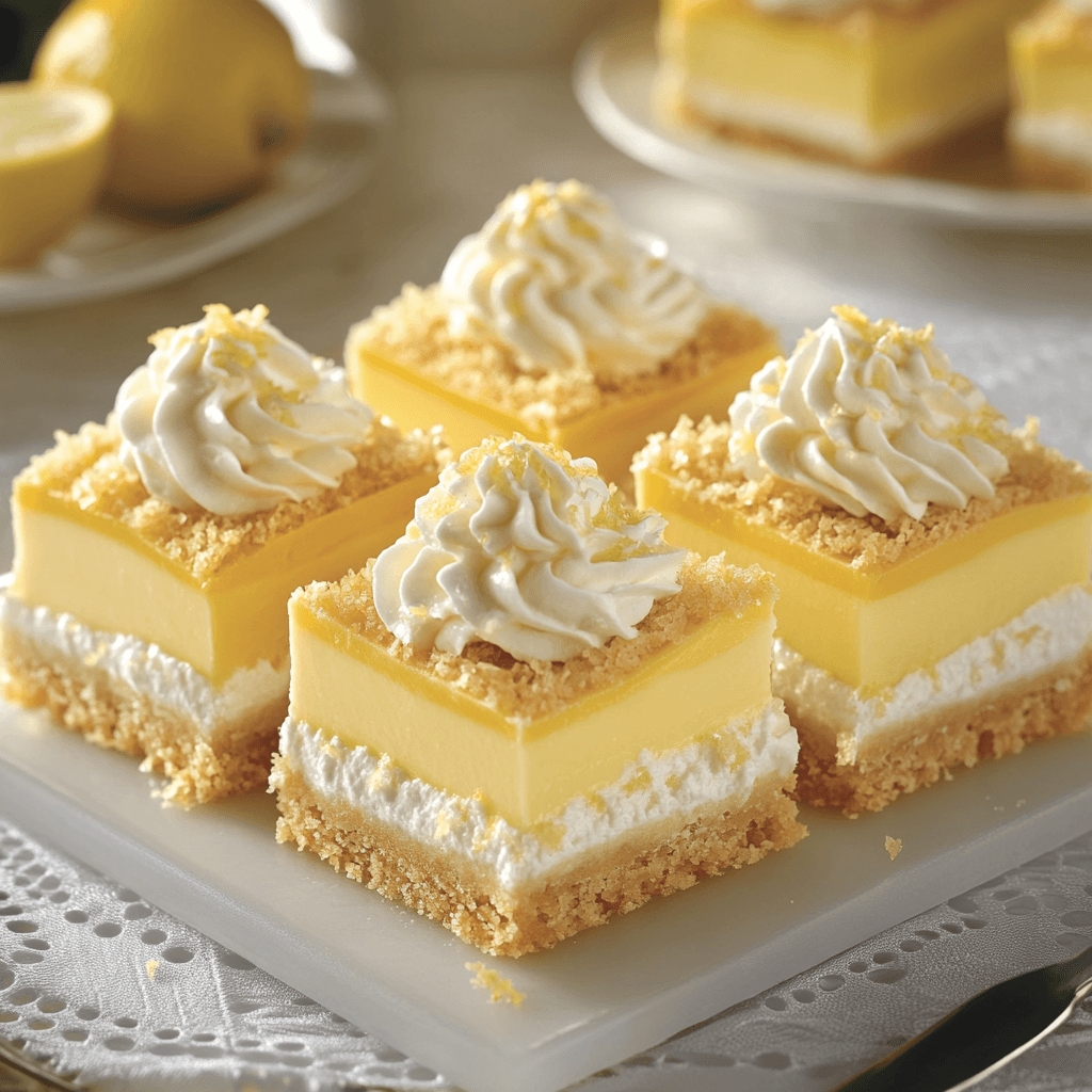 Lemon Cream Cheese Delight Bars