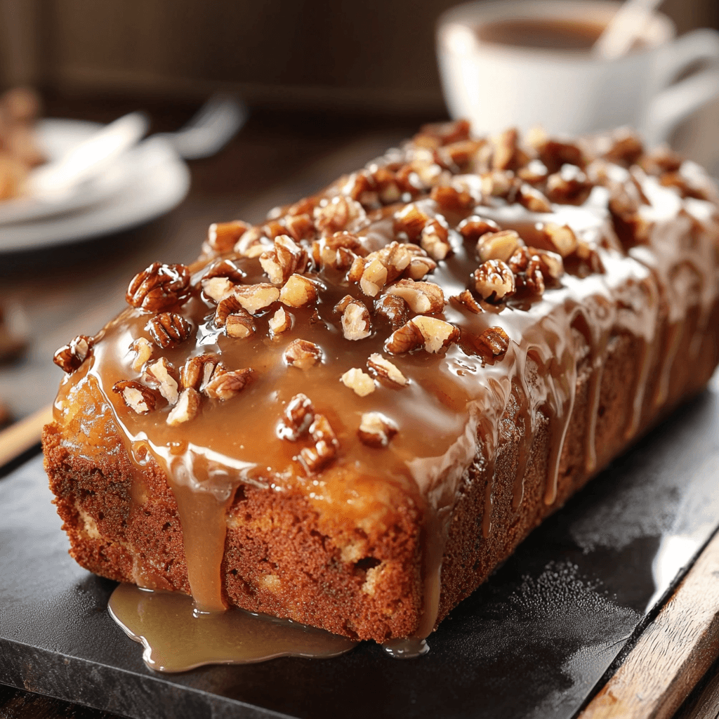 Maple Glazed Breakfast Nut Loaf