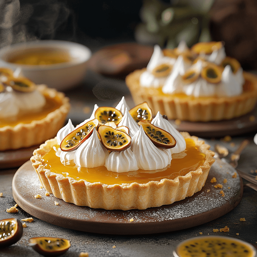 Passion Fruit Meringue Tart
