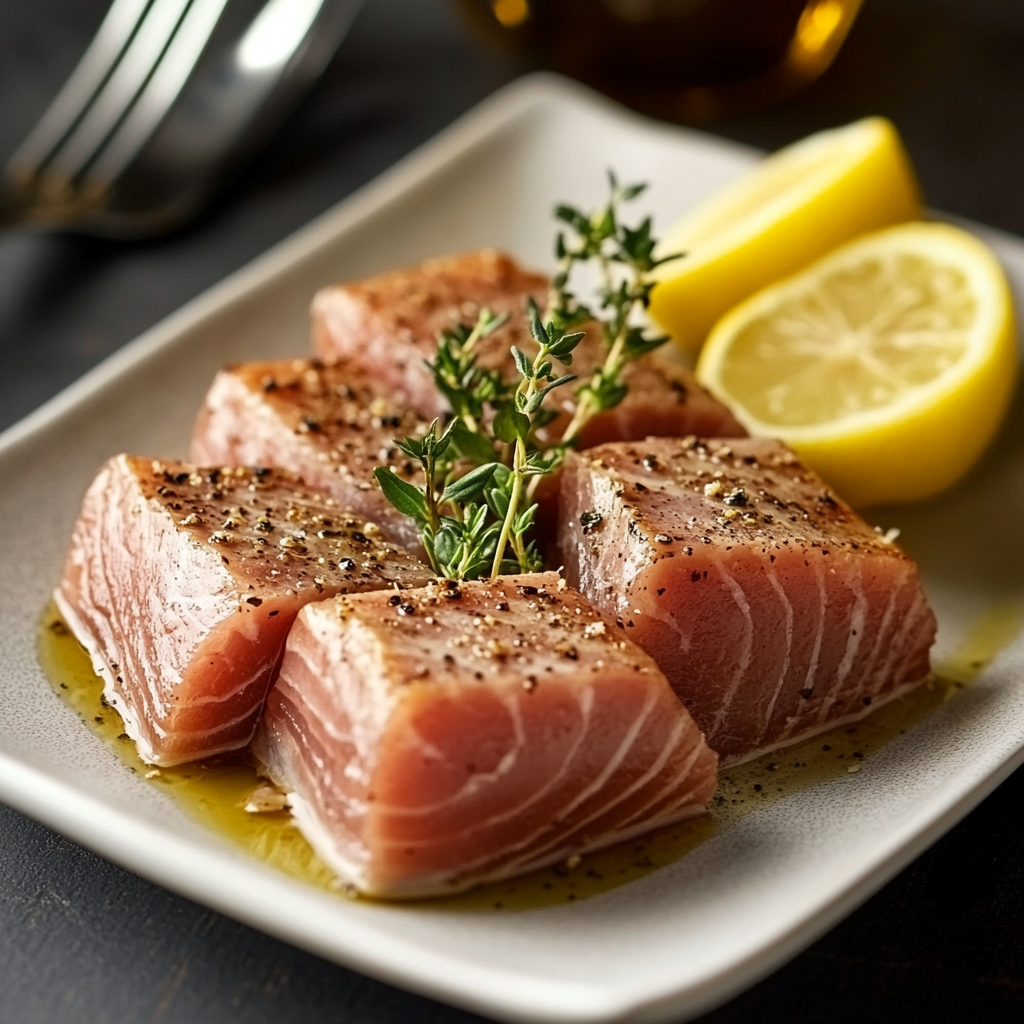 Perfectly Oven-Roasted Skipjack Tuna