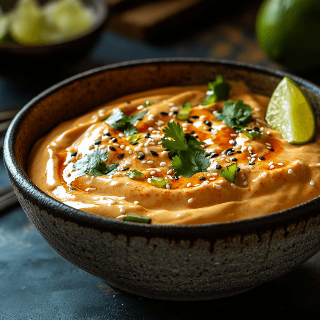 Spicy Sesame-Lime Mayo Dip