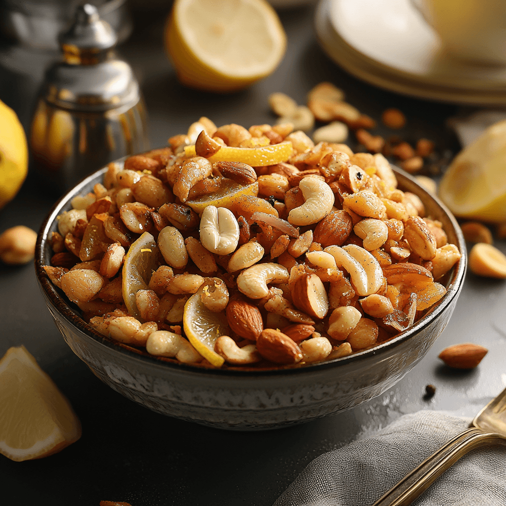 Tangy Lemon Delight Roasted Snack