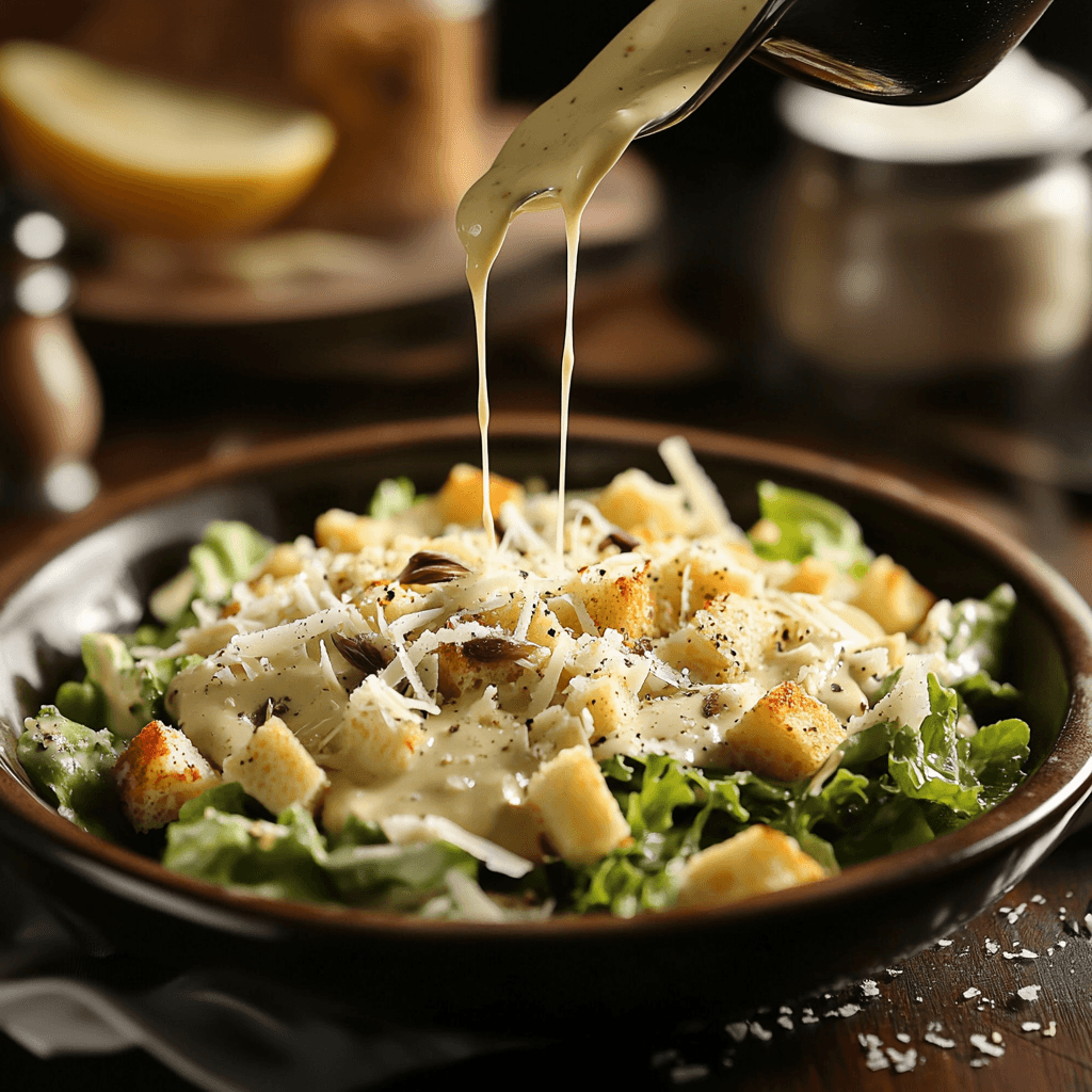 Ultimate Caesar Dressing with Anchovy Charm