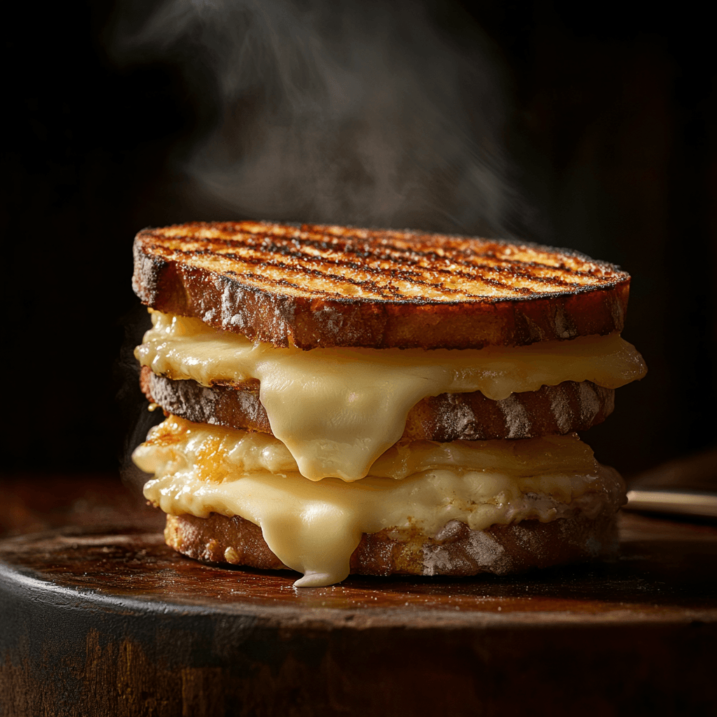 Ultimate Cheesy Sourdough Grilled Sandwich