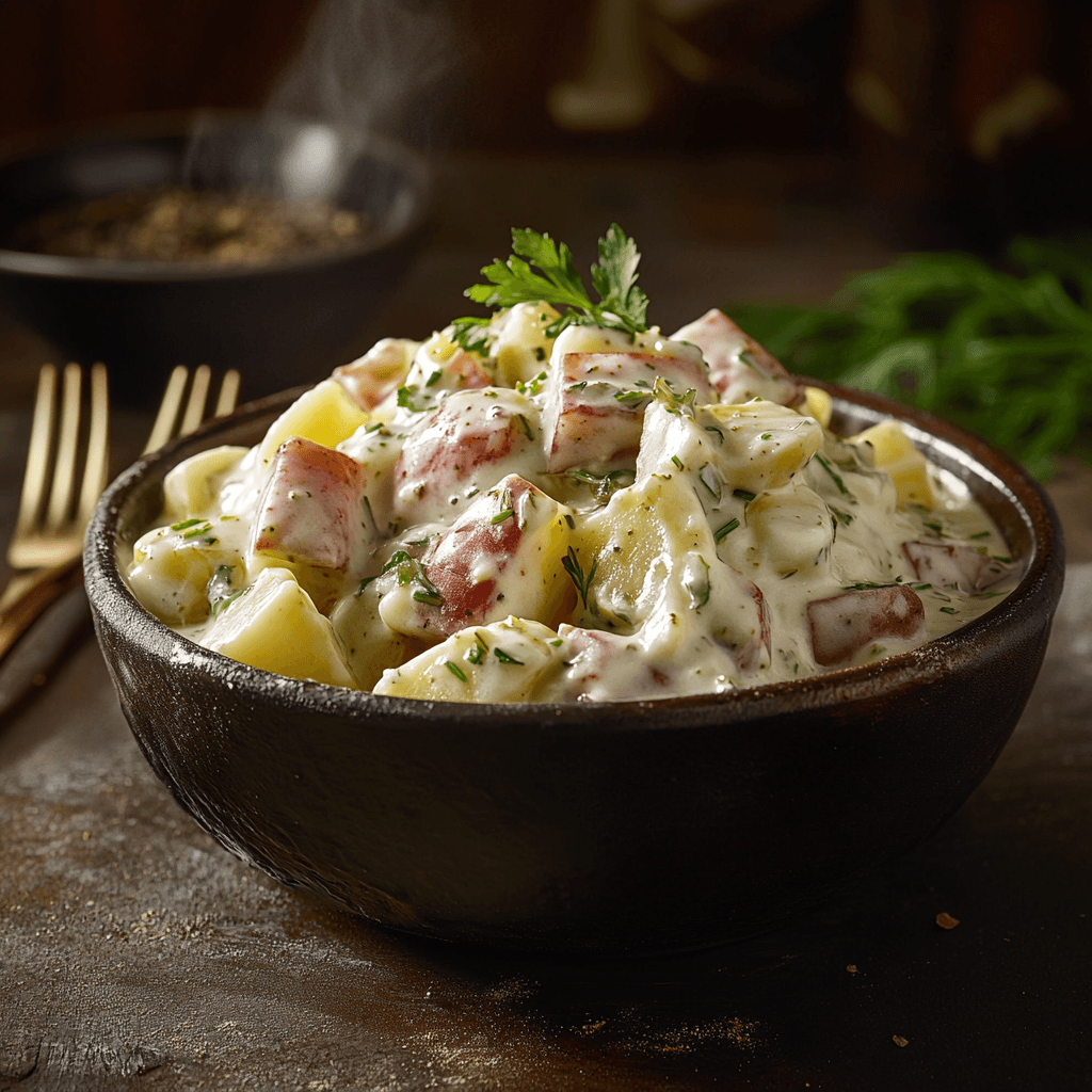 Ultimate Creamy Herbed Potato Salad