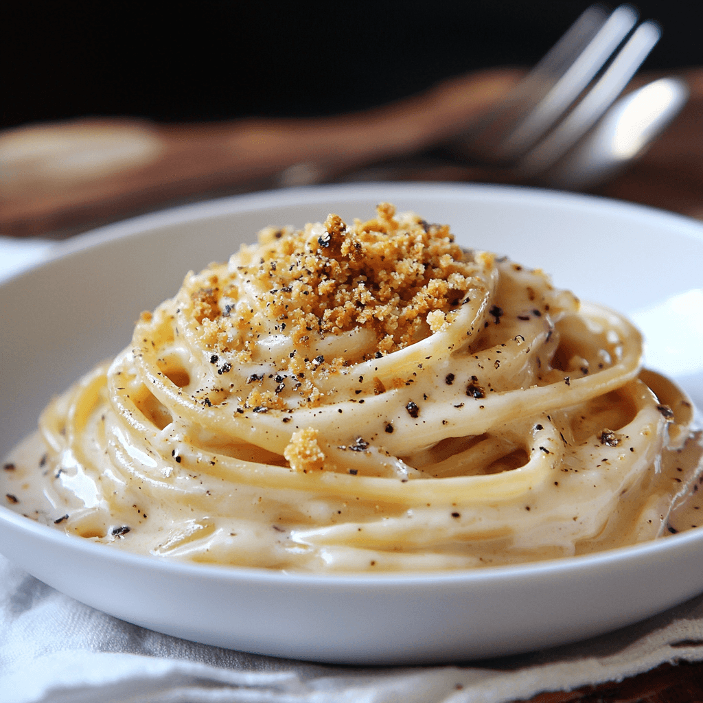 Velvety Vegan Pasta with Dijon Mustard Cream Sauce
