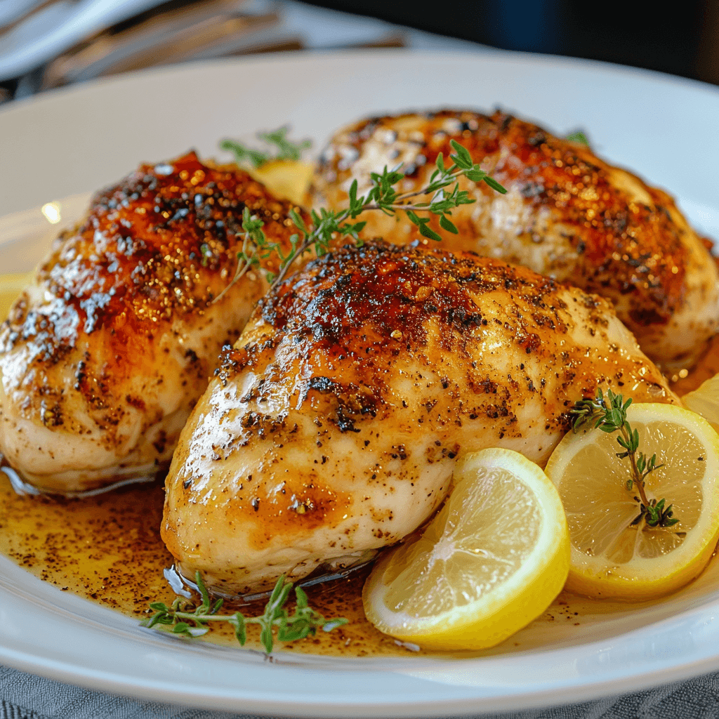 Zesty Lemon Paprika Roast Chicken