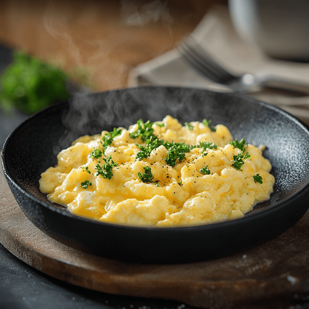 Zesty Stove-Top Scrambled Eggs
