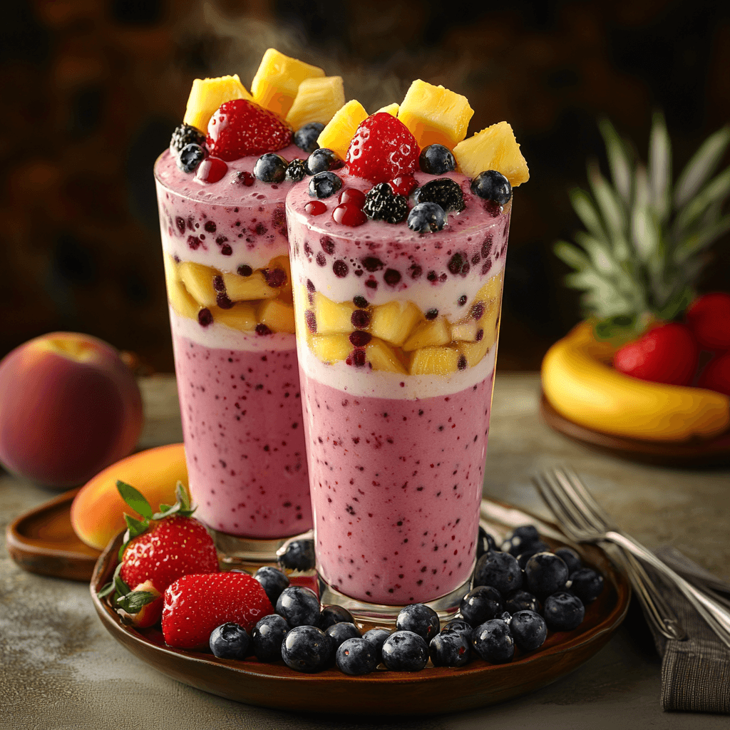 Berry Tropical Smoothie Delight