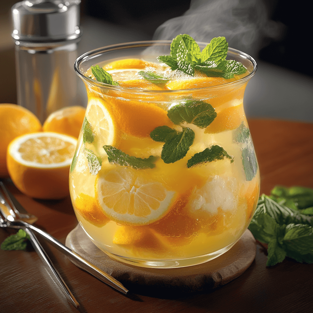 Citrus Mint Refresher: A Zesty Stove-Top Snack