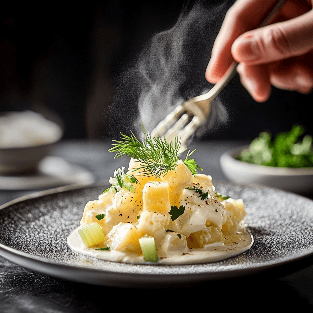 Classic Creamy Potato Salad with Mustard Dill Dressing