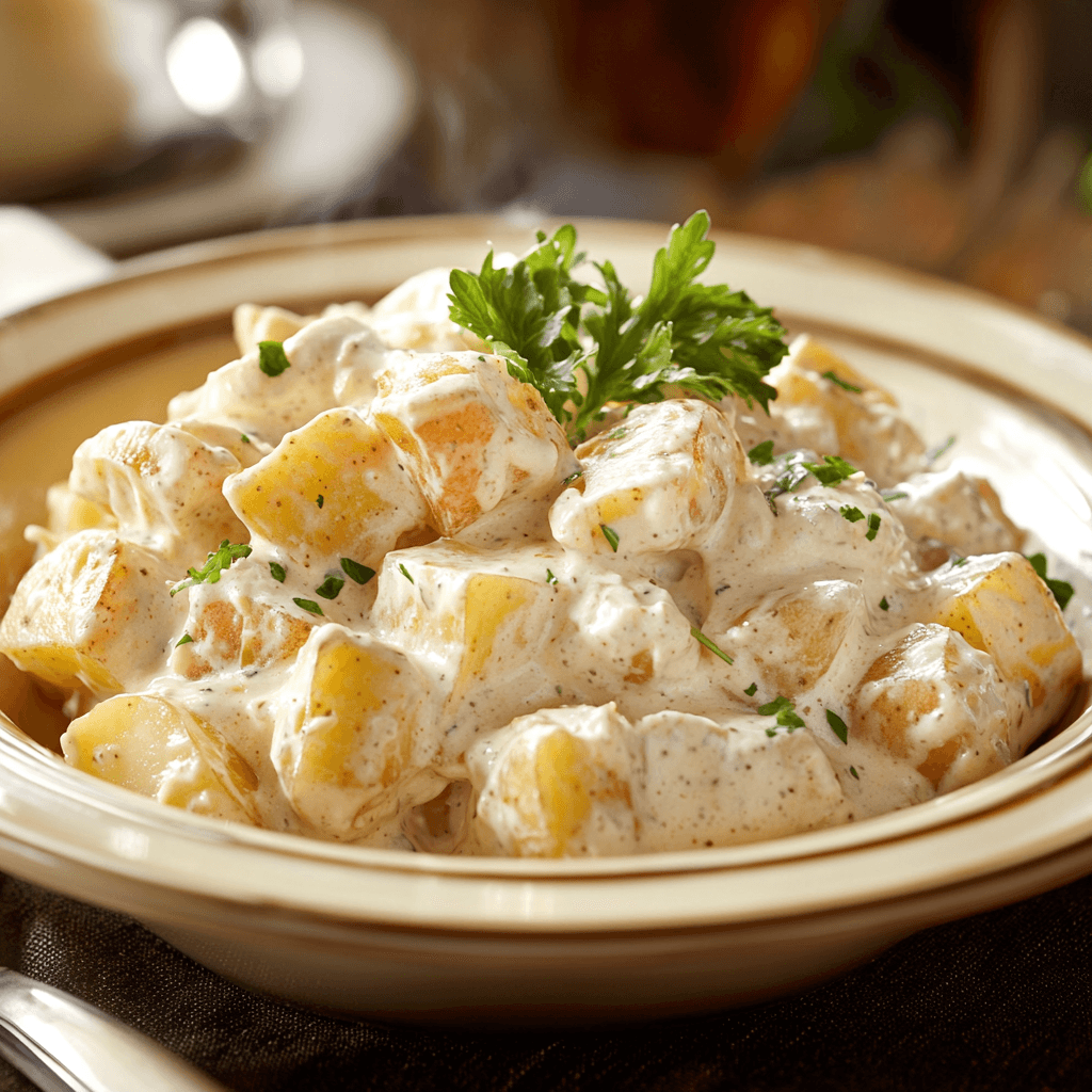 Creamy Mustard Potato Salad: A Tangy Twist for Lunch