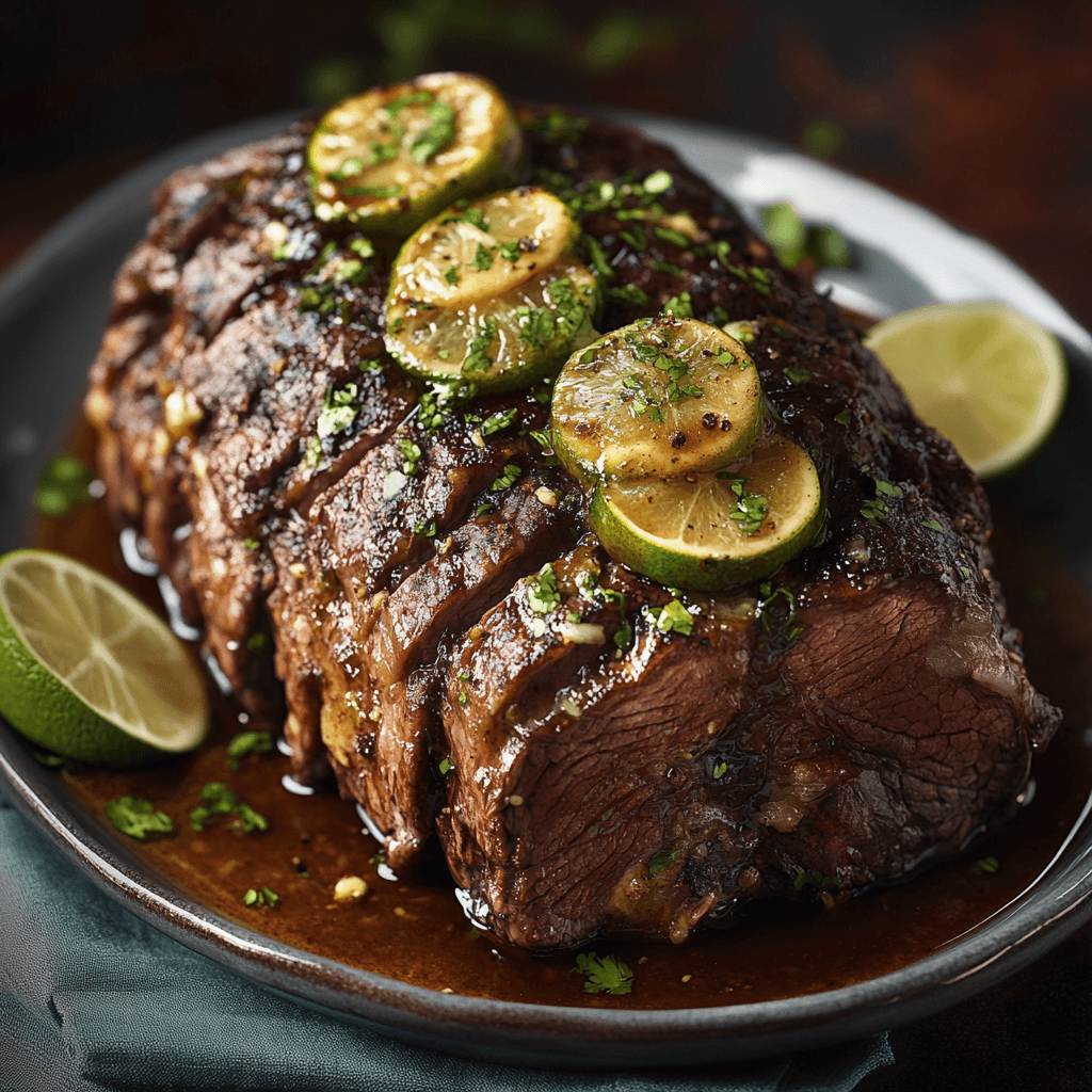 Crock Pot Lime-Infused Beef Chuck Roast