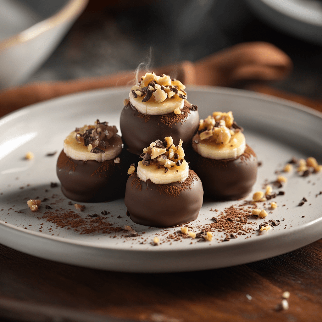 Decadent Banana Chocolate Peanut Butter Bites