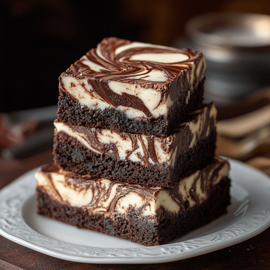 Decadent Chocolate Cream Cheese Swirl Brownies