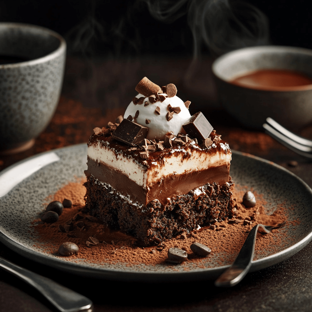 Decadent Coffee Chocolate Brownie Delight