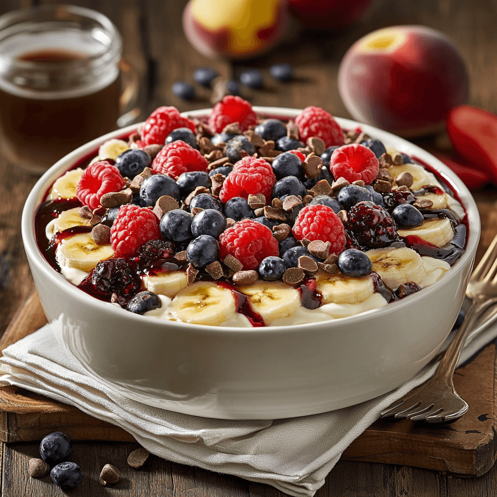 Decadent Oven-Baked Banana Berry Delight