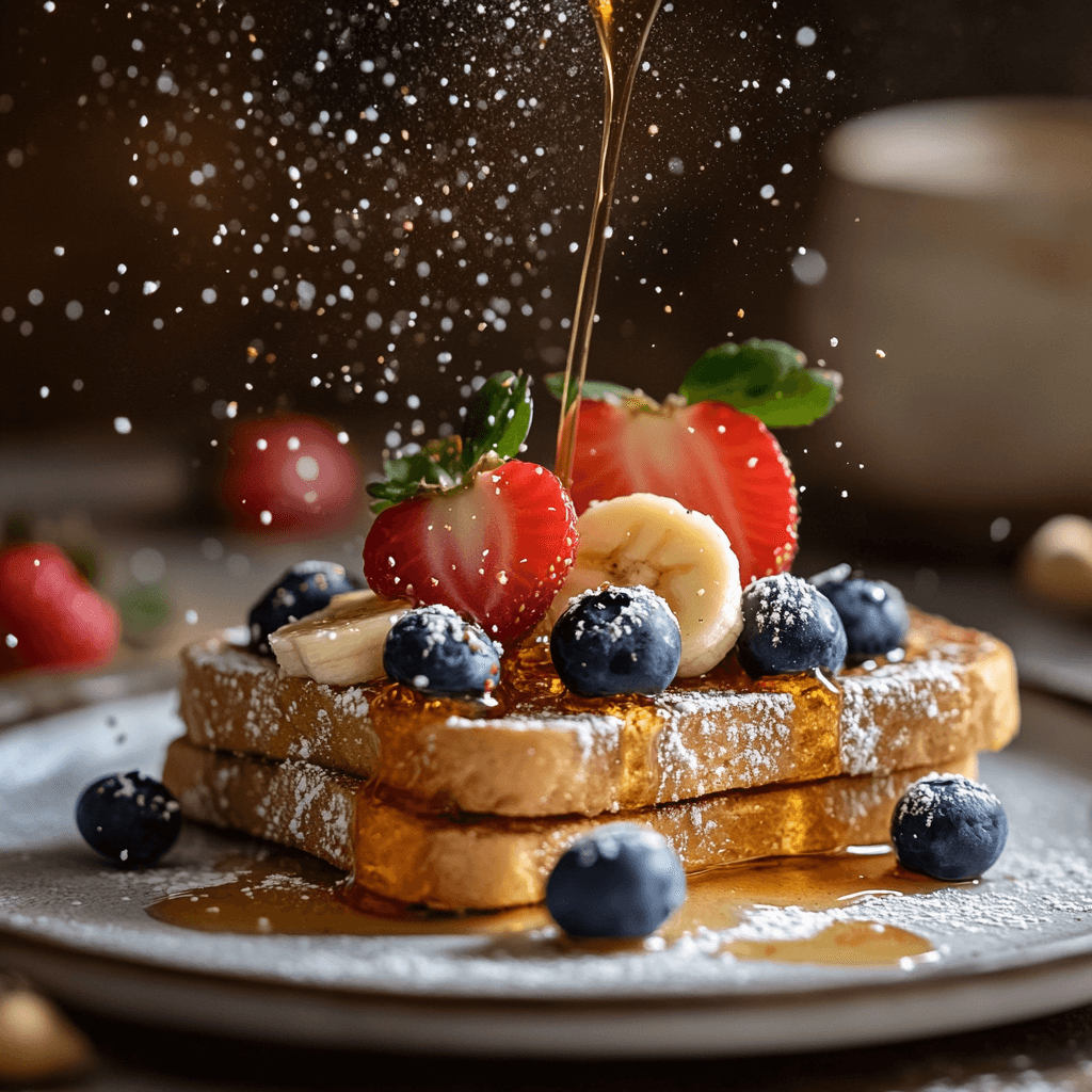 Decadent Stove-Top Banana Berry Peanut Butter Toast