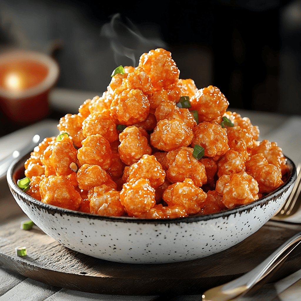 Deep-Fried Buffalo Ranch Popcorn Delight