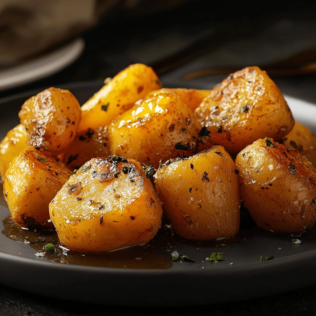 Golden Garlic Butter Potatoes
