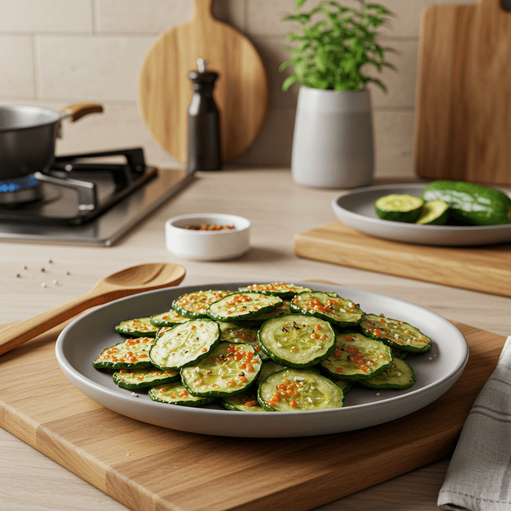 Baked Cucumber Chips: A Crunchy Oven Snack