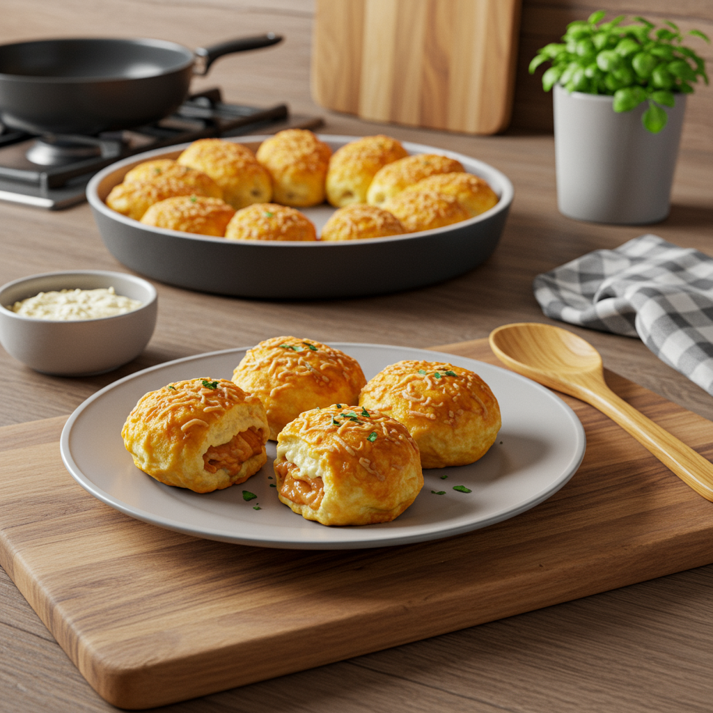 Cheese Crust Sauce Bites