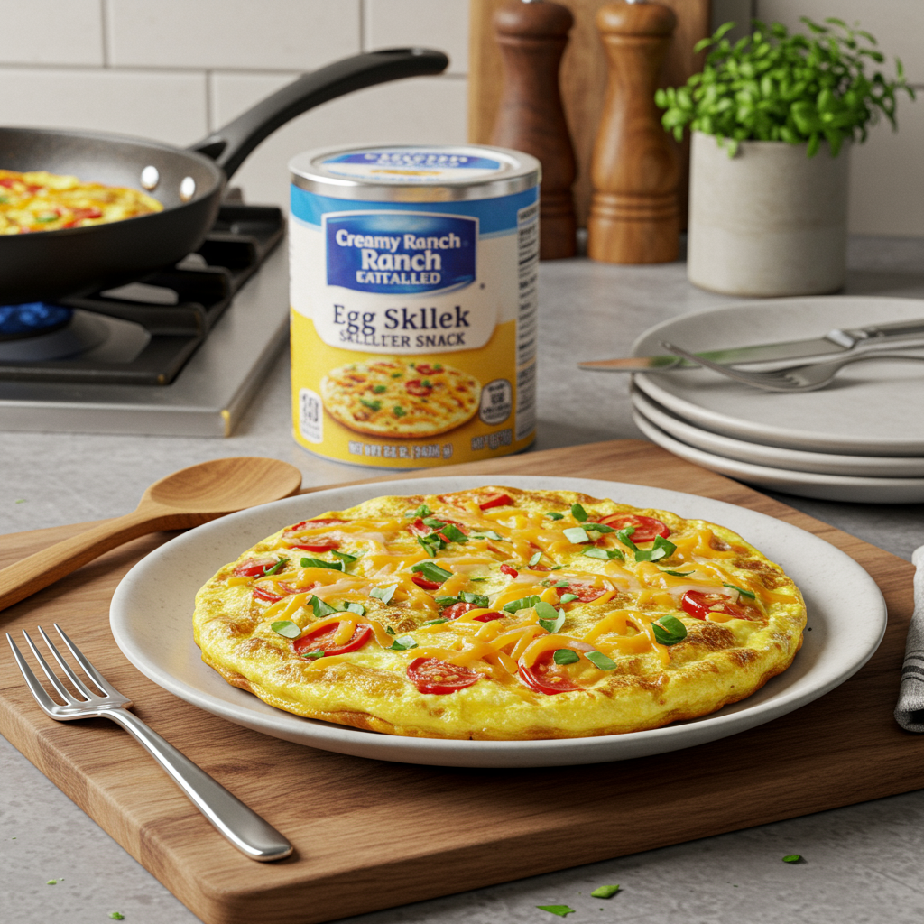 Creamy Ranch Egg Skillet Snack