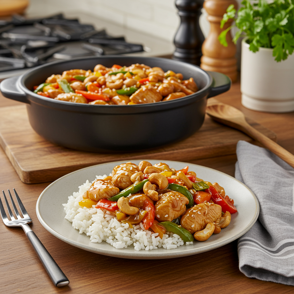 Crock Pot Cashew Chicken Delight
