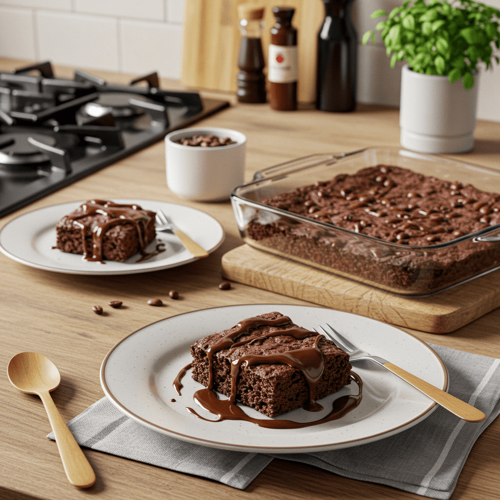 Decadent Coffee Chocolate Brownie Delight