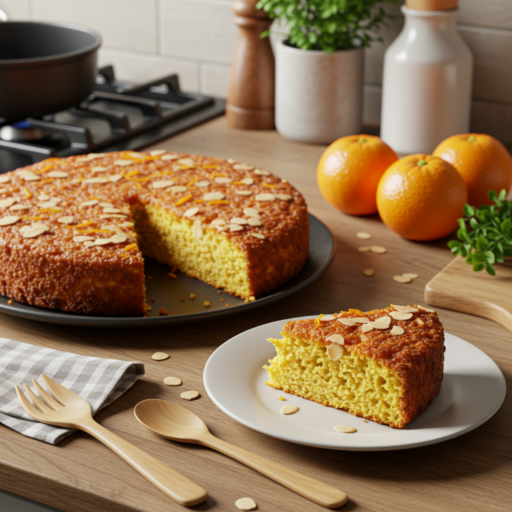 Decadent Orange Almond Cake