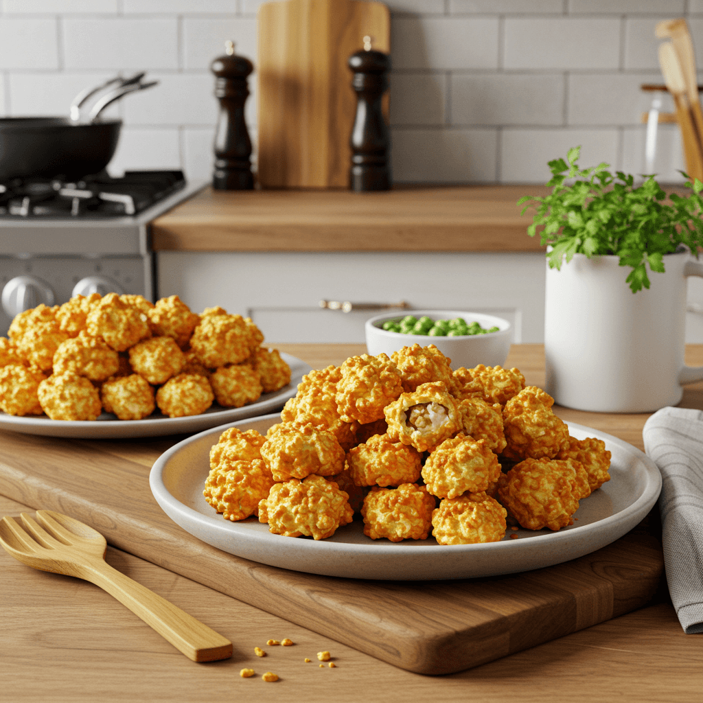 Deep-Fried Buffalo Ranch Popcorn Delight