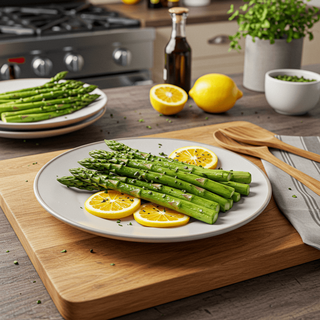 Grilled Lemon Butter Asparagus Delight