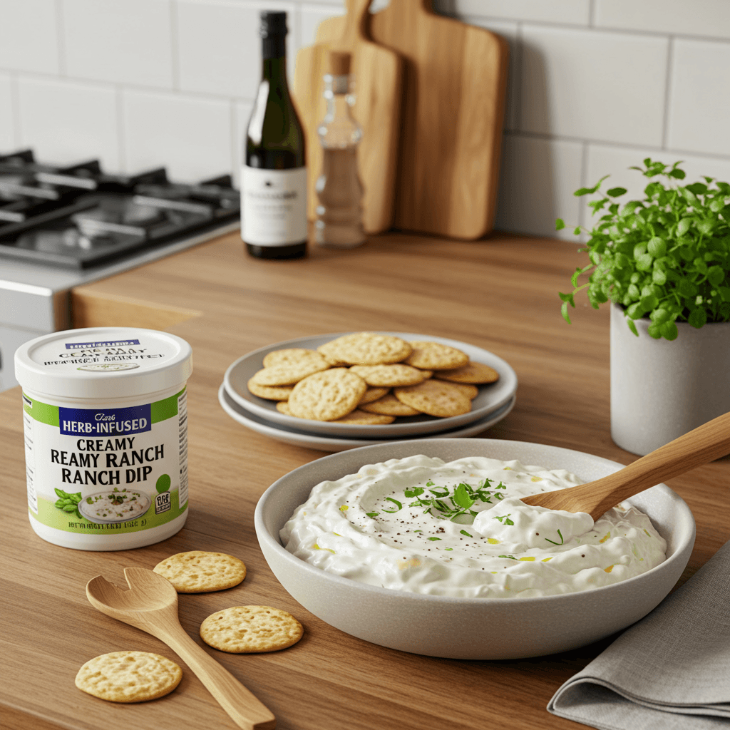Herb-Infused Creamy Ranch Dip