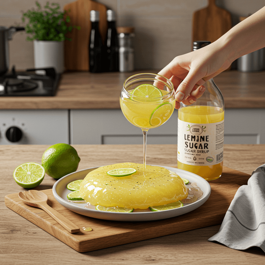 Lemon Lime Sparkling Sugar Syrup