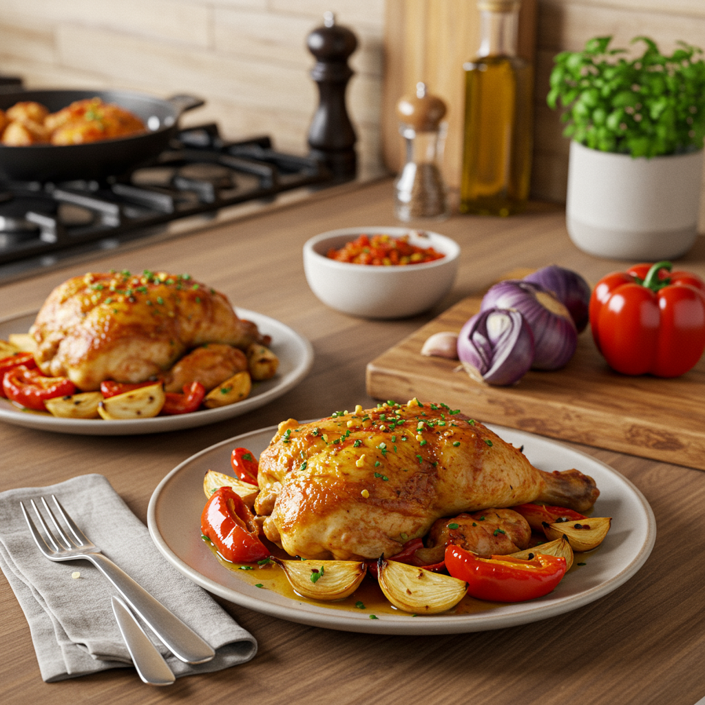 Oven-Roasted Paprika Chicken